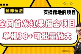 全网首发红果掘金项目，简单操作单机30＋可批量放大