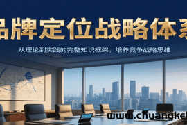 品牌定位战略体系，从理论到实践的完整知识框架，培养产品竞争战略思维