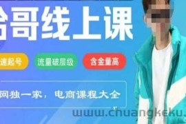 电商线上课程2025年，快速起号，流量破层级，这套方法起号率99%