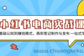 （13298期）小红书电商实战课，从基础认知到赚钱模式，再到笔记制作与发布 一站式学习