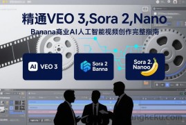 精通VEO 3，Sora 2，Nano Banana商业AI人工智能视频创作完整指南