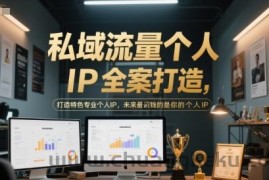 私域流量个人IP全案打造，打造特色专业个人IP，未来最值钱的是你的个人IP