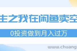 （11962期）重生之我在闲鱼卖空调，0投资做到月入过万，迎娶白富美，走上人生巅峰