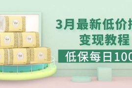 （5216期）低保(每日100+)3月最新拼多多果冻宝盒低价撸纸变现+销售详细教程