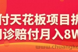 赔付天花板项目拆分，网诊赔付月入8W+-【仅揭秘】