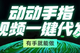 （13572期）动动手指，视频一键代发，有手就能做