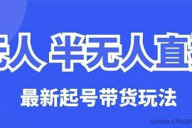 无人半无人直播最新起号带货玩法，全是干货（保姆级教程）