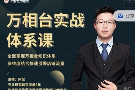 阿呆-万相台实战体系课，帮您全面掌握万相台知识体系