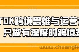 TIKTOK跨境思维与运营实操课，只做有深度的跨境知识