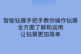 （2308期）智能钻展手把手教你操作钻展，全方面了解和运用，让钻展更加简单