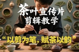 茶叶宣传片剪辑教学，以剪为笔，赋茶以韵，新手也能拍出高级感