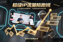 超级IP流量陪跑班，大V流量密码倾囊相授，可直接落地的实操步骤