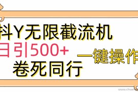 （9972期）[最新技术]抖Y截流机，日引500+