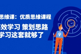 （4213期）策划思维课：优质思维课程 高效学习 策划思路 学习这套就够了