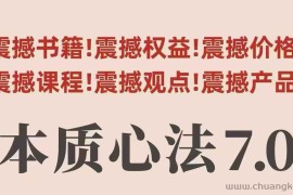 村西边老王本质心法7.0，​视频课+《本质心法》电子版