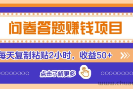 问卷答题赚钱项目，新手小白也能操作，每天复制粘贴2小时，收益50+