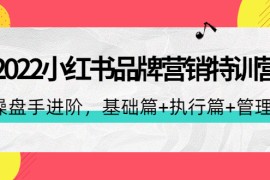 （4297期）2022小红书品牌营销特训营：操盘手进阶，基础篇+执行篇+管理篇（42节）