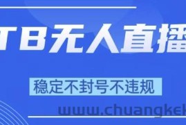 2025年TB无人直播带货10.0，全新技术，不违规，不封号，纯小白操作，日入1k【揭秘】