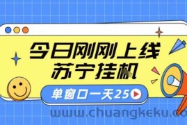 苏宁全自动采集挂G项目 稳定可批量 单窗口收益30+ 附教程【揭秘】