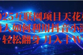 （16299期）抖音小游戏变现玩法，小白也能月入躺赚10w+ ，长期稳定，可矩阵放大