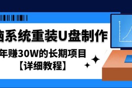 （4677期）电脑系统重装U盘制作，年赚30W的长期项目【详细教程】