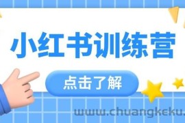 小红书训练营，助小白入门，掌握技巧变达人，课程实操又全面（12节课）