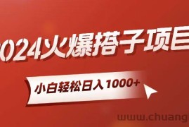 （10788期）小白轻松上手，日入1000+，搭子项目