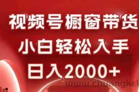 （16248期）视频号橱窗带货，小白轻松入手，日入2000+