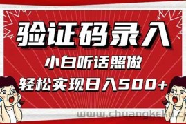 （14540期）信息录入，几秒一单，只需一部手机，小白轻松上手，日入500＋