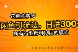 （15545期）花重金学的闲鱼引流法，日引流300+创业粉，看完这节课瞬间不想上班了