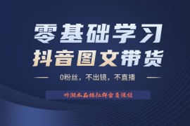 （6289期）不出镜 不直播 图片剪辑日入1000+2023后半年风口项目抖音图文带货掘金计划