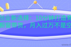 宝妈创业新选择：10分钟打造育儿视频橱窗带货，月入过万不是空谈