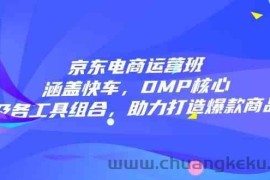 京东电商运营班：涵盖快车，DMP核心及各工具组合，助力打造爆款商品