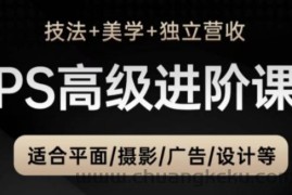 PS高级后期进阶课（技法+美学+独立营收），适合平面摄影广告设计等