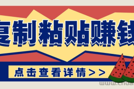 复制粘贴赚钱项目，零门槛零成本评论区留言评论即可轻松日赚取100+