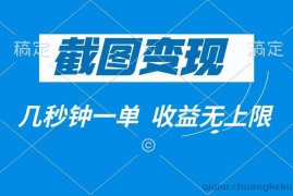 （14083期）截图变现，几秒钟一单，收益无上限