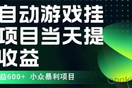 （15924期）最新全自动下载游戏  操作简单，单机当天收益600+，收益无上限，可矩阵…