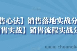 【销售心法】销售落地实战分享+【销售实战】销售流程实战分享