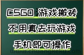 游戏搬砖，手机可做，不用电脑，最快当天见收益3张+，副业创业网创兼职【揭秘】