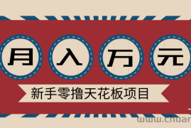 新手零撸天花板项目，网盘拉新零成本零门槛多种变现方式，轻松月入万元