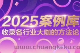 2025案例库，收录各行业大咖的方法论