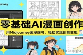 零基础AI漫画创作：用Midjourney画漫画书，轻松实现创意变现