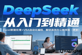 DeepSeek从入门到精通，Excel数据处理+VBA自动化编程，解锁高效办公新技能（更新）