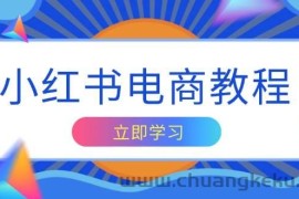 （13776期）小红书电商教程，掌握帐号定位与内容创作技巧，打造爆款，实现商业变现