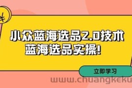 拼多多培训第33期：小众蓝海选品2.0技术-蓝海选品实操！