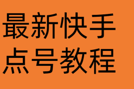 （4542期）最新快手点号教程，成功率高达百分之80（仅揭秘-自我保护）