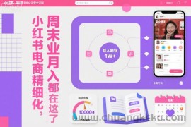 小红书电商精细化运营全流程，周末副业月入1W+，全套方法都在这了