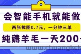 2025年零撸手机项目，二十秒一单，纯薅羊毛，一天200+做就有【揭秘】