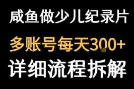闲鱼卖纪录片1单3块钱  1天几十单