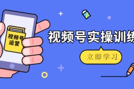 （4397期）微信视频号实操训练营：视频号起号运营纯干货玩法！